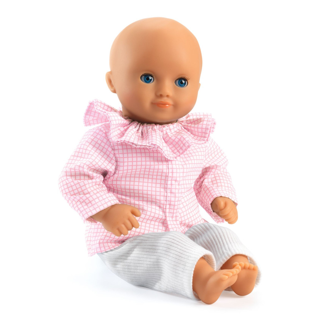 Djeco Pomea játékbaba - Alba 32 cm - Alba dark blue eyes