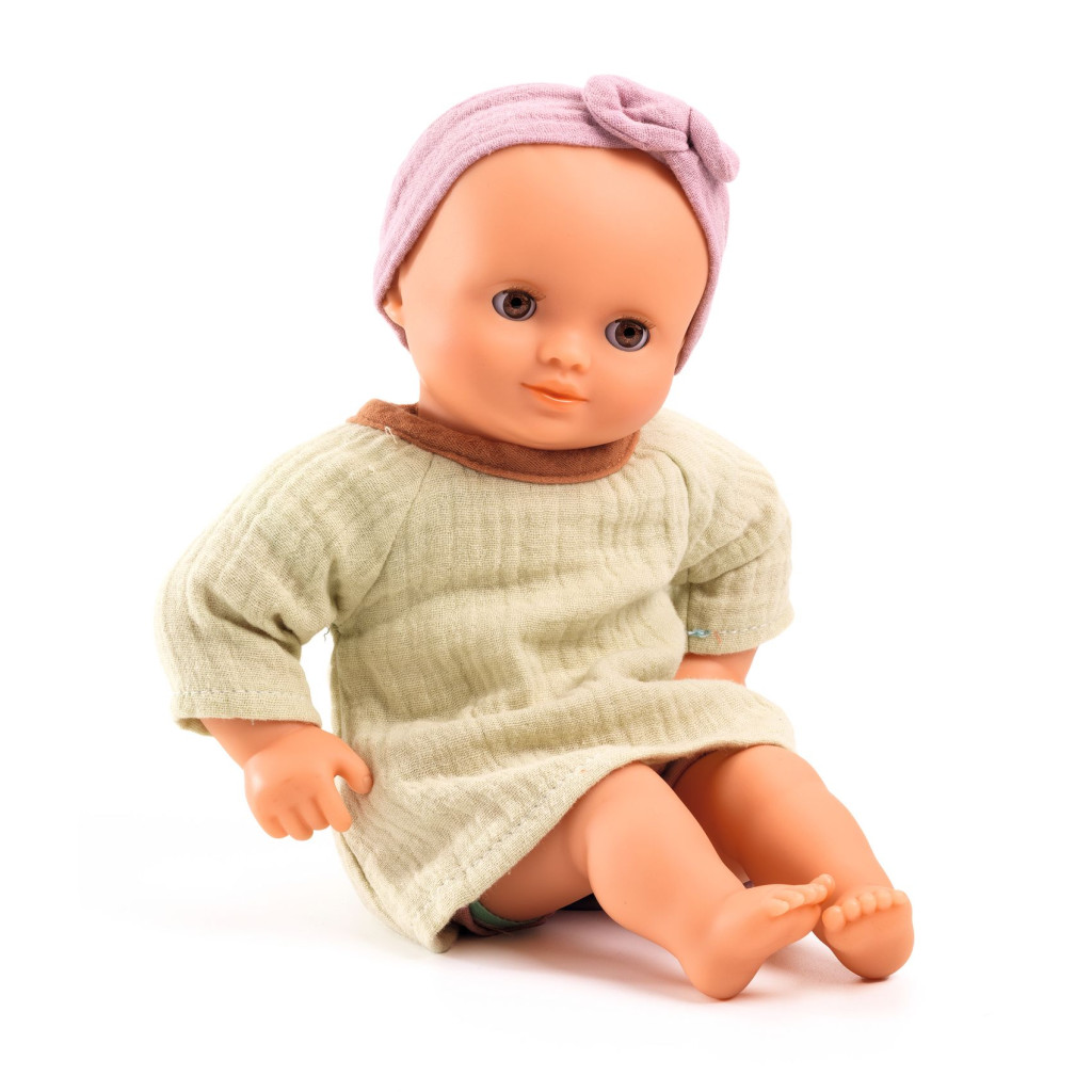 Djeco Pomea játékbaba - Pisztácia 32 cm - Pistache